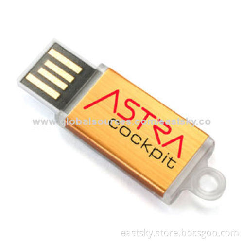 Customized Colorful Mini USB Flash Drive with Up to 32GB Memory Capacity